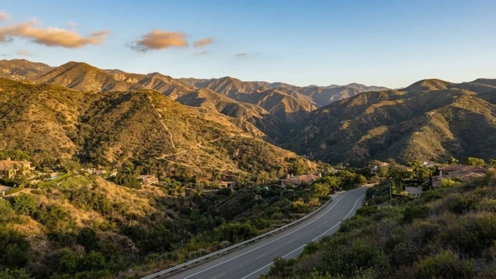 Canyon and hillside terrain typical of Agoura Hills, CA