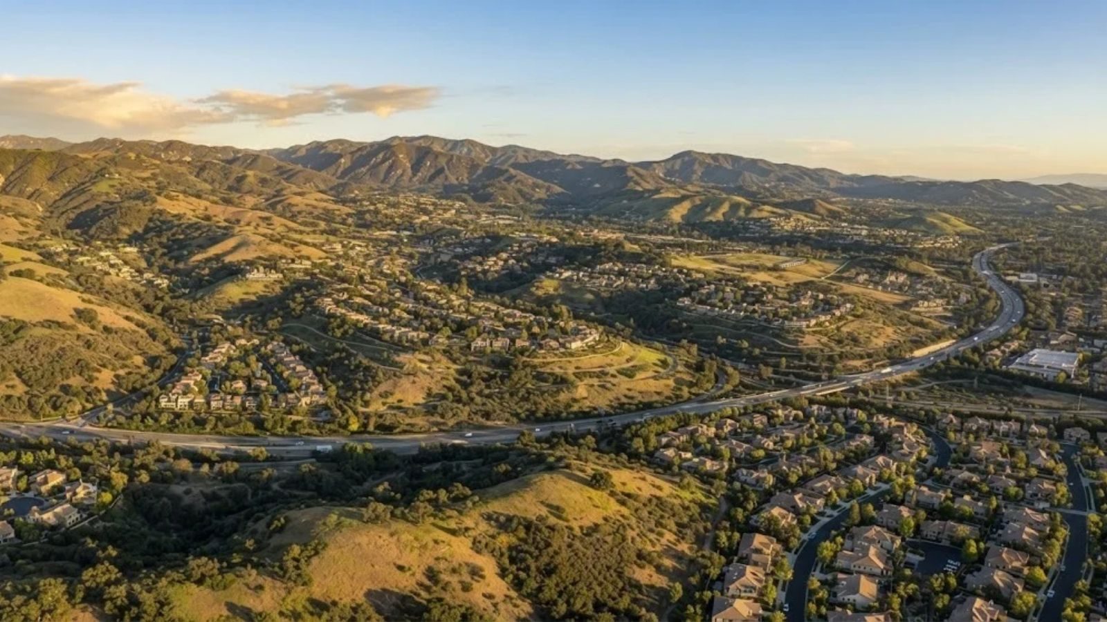 Conejo Valley hillside view near Thousand Oaks, CA