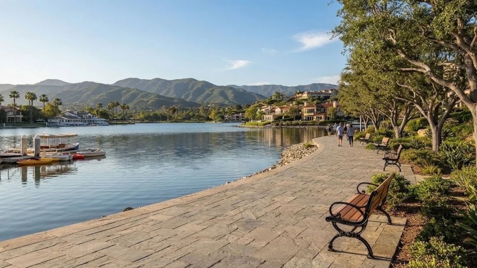 Westlake Lake in Westlake Village, CA